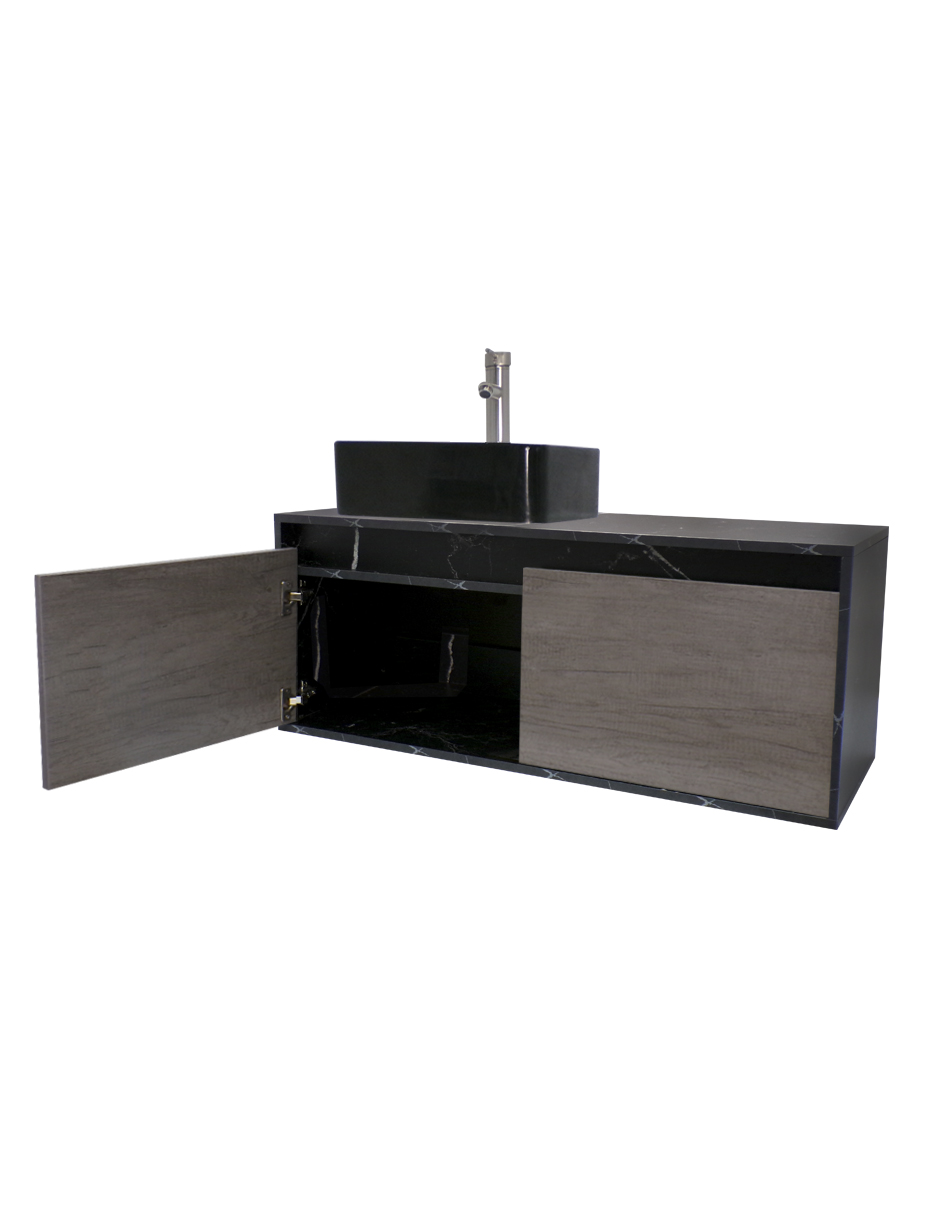 Foto 6 pulgar | Mueble Gabinete para Baño con Lavabo Minimalista Krabi