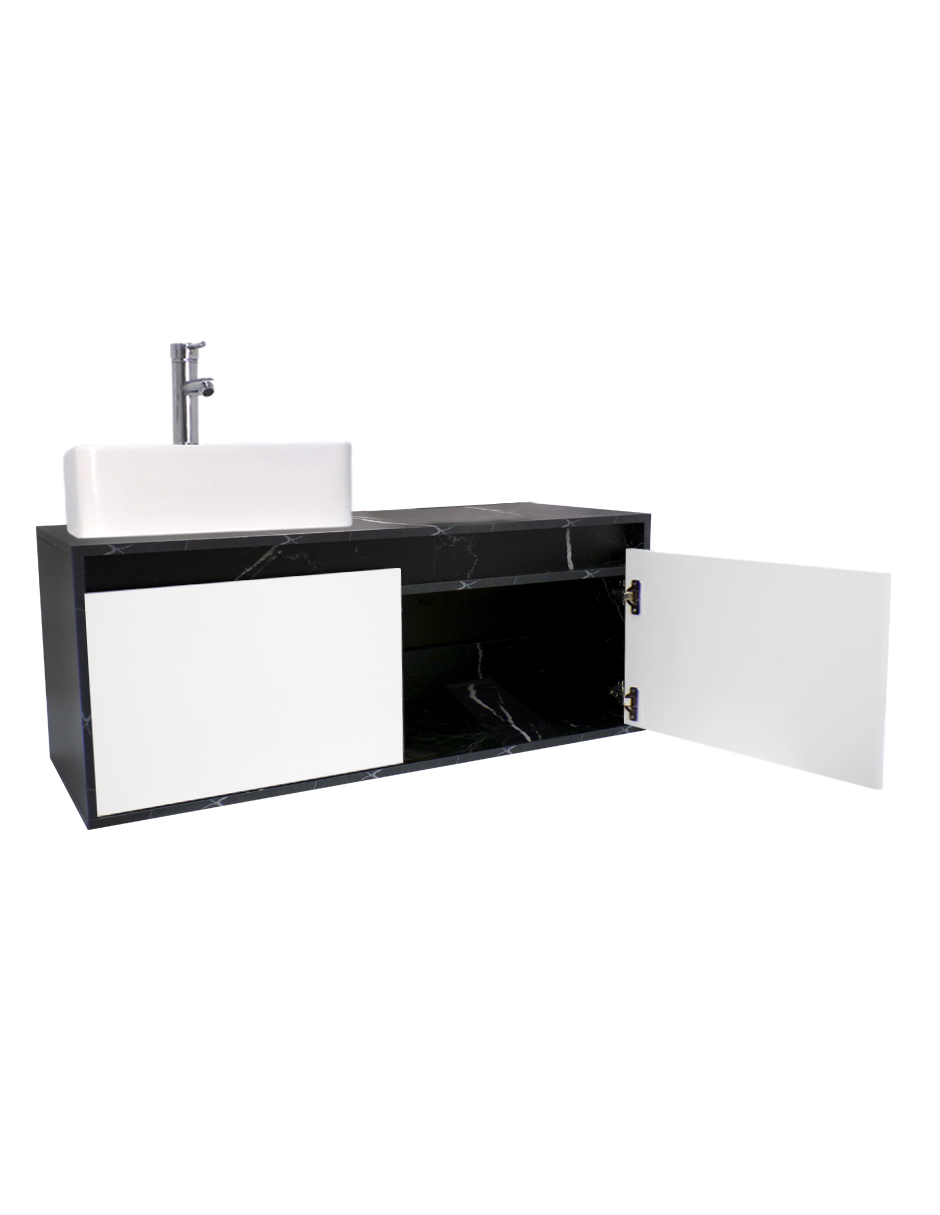 Foto 5 pulgar | Mueble Gabinete Para Baño Con Lavabo Minimalista Decomobil Krabi