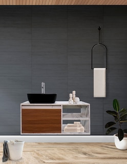 Foto 2 | Gabinete para Baño con Lavamanos y Monomando Odin