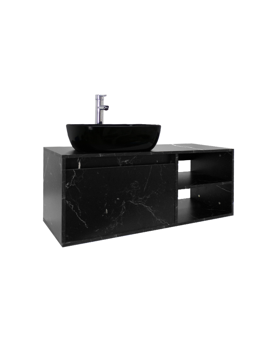 Foto 5 pulgar | Gabinete Para Baño Con Lavamanos Y Monomando Odin