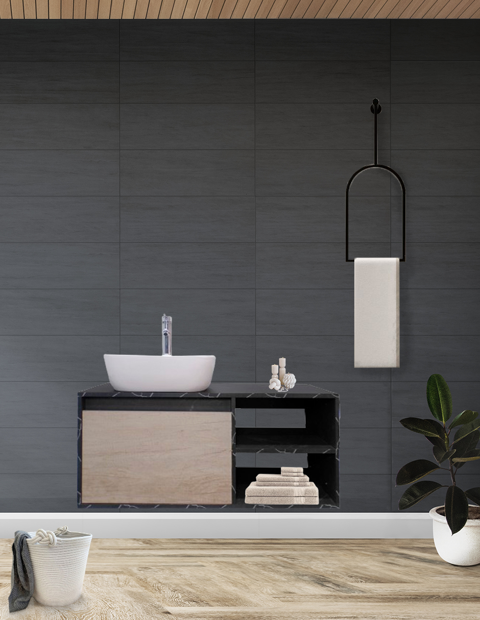 Foto 3 pulgar | Gabinete Para Baño Con Lavamanos Y Monomando Decomobil Odin