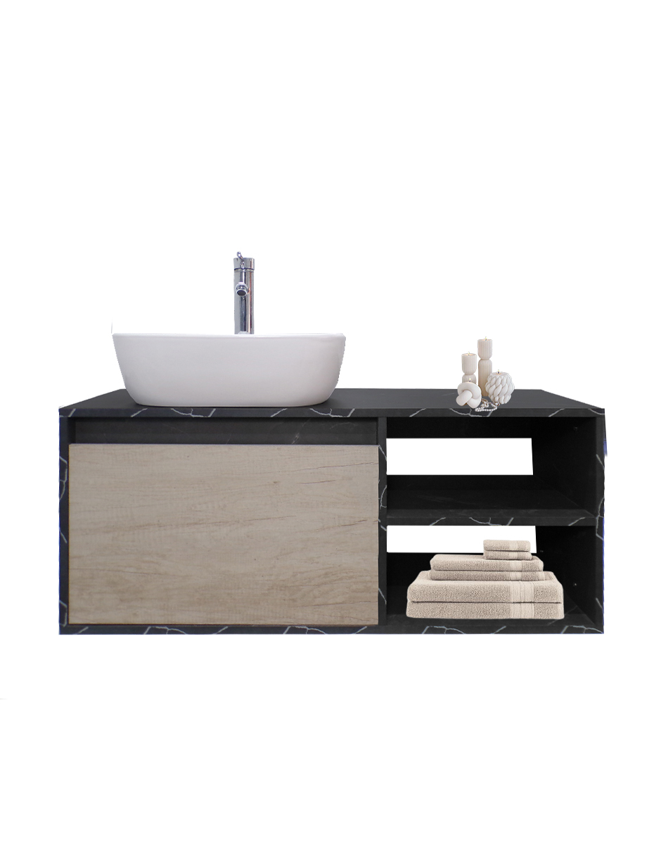 Foto 6 pulgar | Gabinete Para Baño Con Lavamanos Y Monomando Decomobil Odin