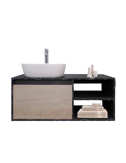 Foto 5 | Gabinete Para Baño Con Lavamanos Y Monomando Decomobil Odin