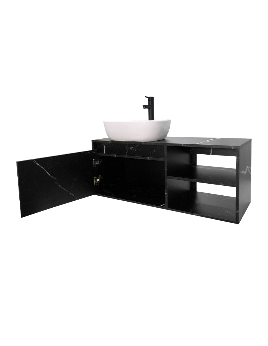 Foto 3 | Gabinete Para Baño Con Lavamanos Y Monomando Odin