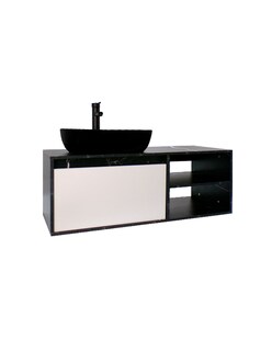 Foto 4 | Gabinete Para Baño Con Lavamanos Y Monomando Odin