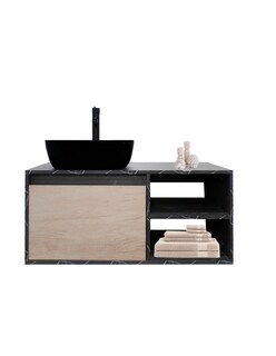 Foto 5 | Gabinete Para Baño Con Lavamanos Y Monomando Odin