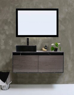 Foto 2 | Gabinete De Baño Con Lavabo Y Espejo Decorativo Gova