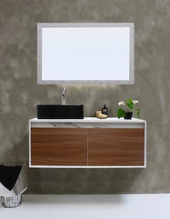 Foto 2 | Gabinete de Baño con Lavabo y Espejo Decorativo Gova