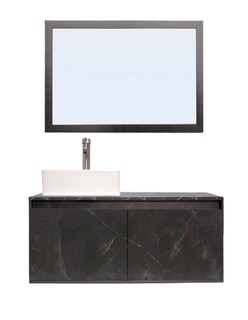 Foto 1 | Gabinete de Baño con Lavabo y Espejo Decorativo Gova