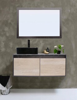 Foto 2 | Gabinete De Baño Con Lavabo Y Espejo Decorativo Gova