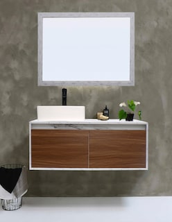 Foto 2 | Gabinete de Baño con Lavabo y Espejo Decorativo Gova