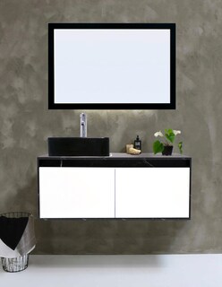Foto 2 | Gabinete De Baño Con Lavabo Y Espejo Decorativo Gova