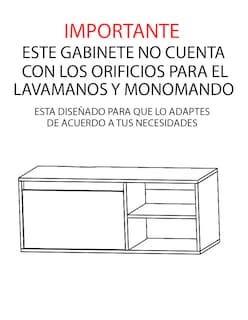 Foto 5 | Gabinete de Baño para Lavabo Marbella
