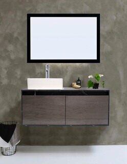 Foto 2 | Gabinete De Baño Con Lavabo Y Espejo Decorativo Gova