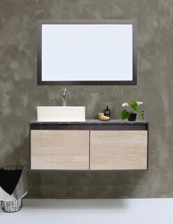 Foto 2 | Gabinete De Baño Con Lavabo Y Espejo Decorativo Gova