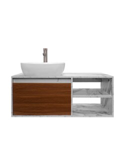 Foto 3 | Gabinete De Baño Con Lavabo Y Espejo Decorativo Minimalista Marbella