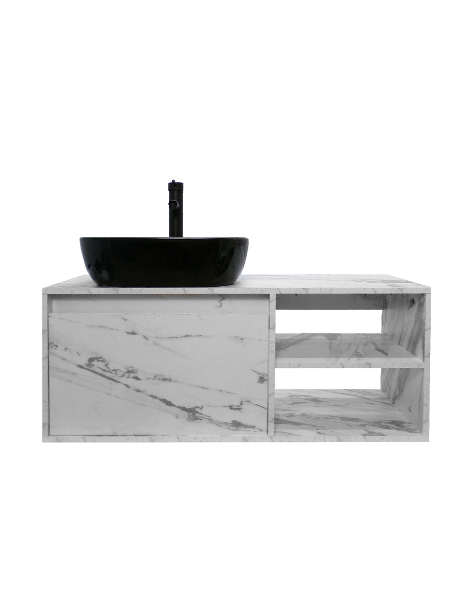 Foto 4 pulgar | Gabinete de Baño con Lavabo y Espejo Decorativo Minimalista Marbella