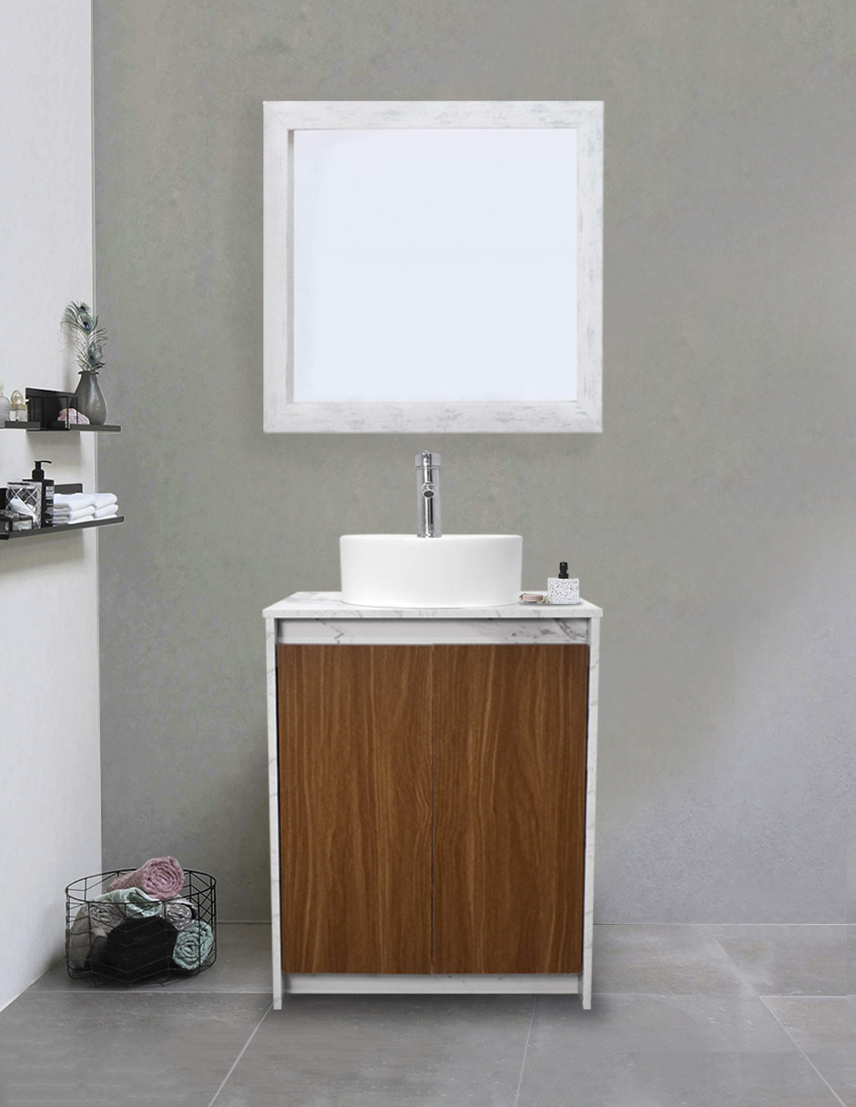 Foto 2 | Gabinete De Baño Con Lavabo Y Espejo Decorativo Varenna