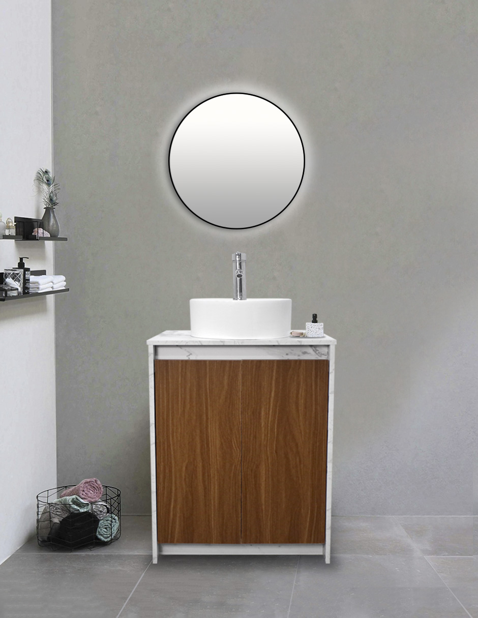 Foto 2 | Gabinete para Baño Decomobil con Lavabo y Llave Minimalista Varenna