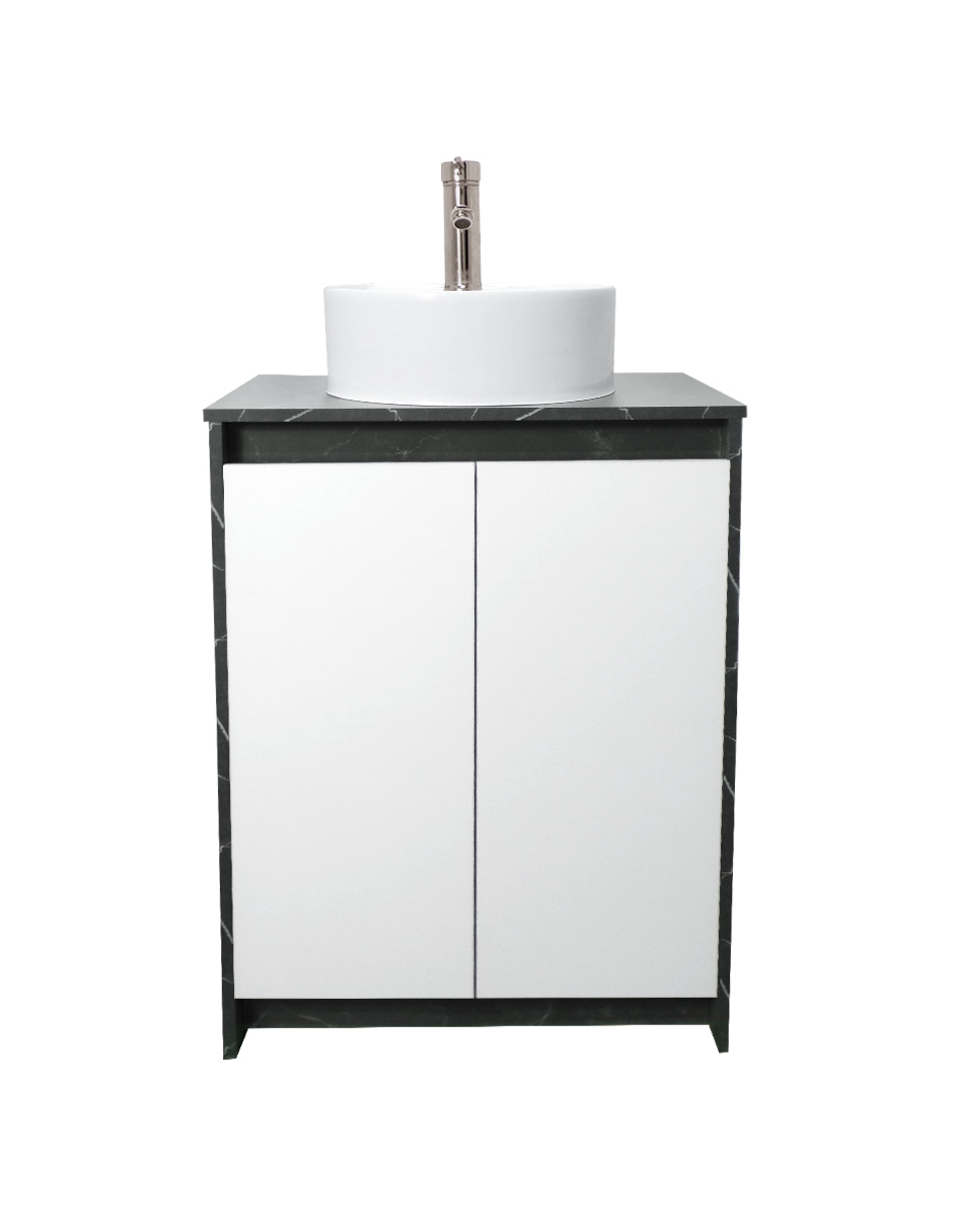 Gabinete Para Baño Con Lavabo Y Llave Minimalista Varenna