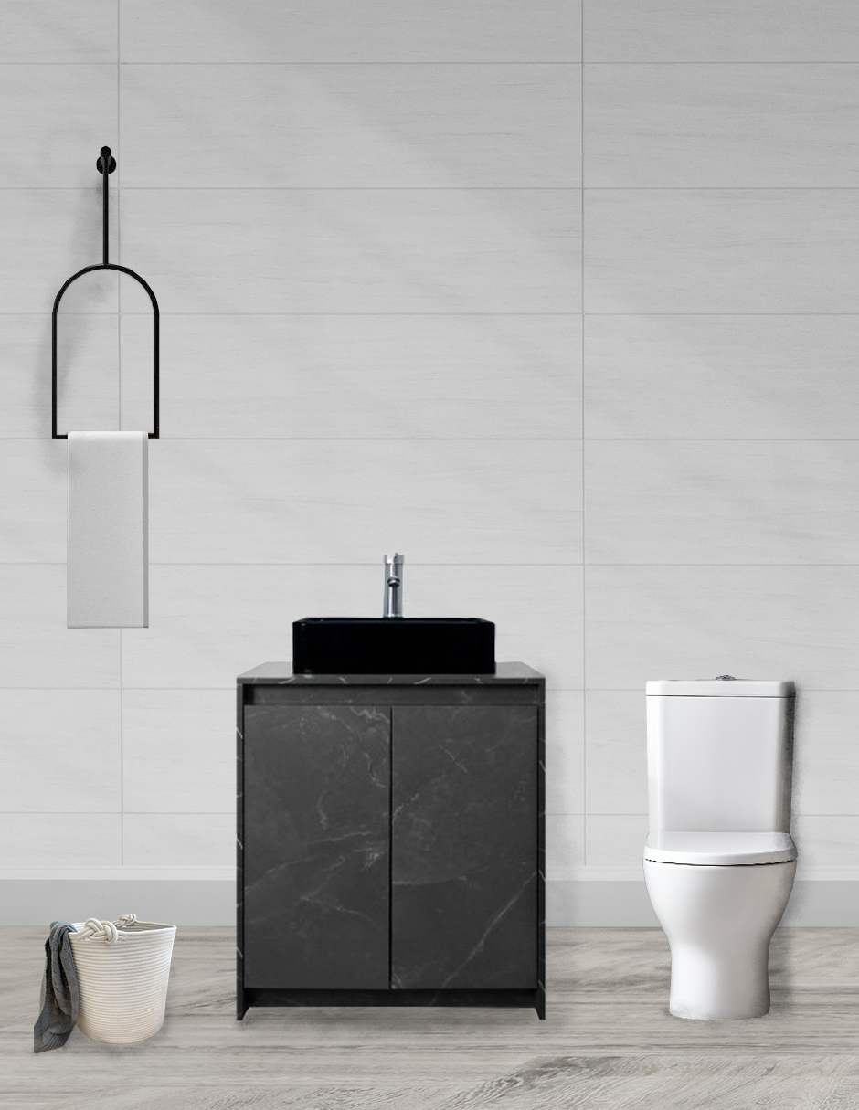 Foto 3 pulgar | Gabinete Para Baño Con Lavabo Y Llave Minimalista Decomobil Varenna