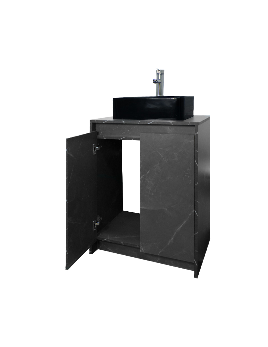 Foto 4 pulgar | Gabinete Para Baño Con Lavabo Y Llave Minimalista Decomobil Varenna