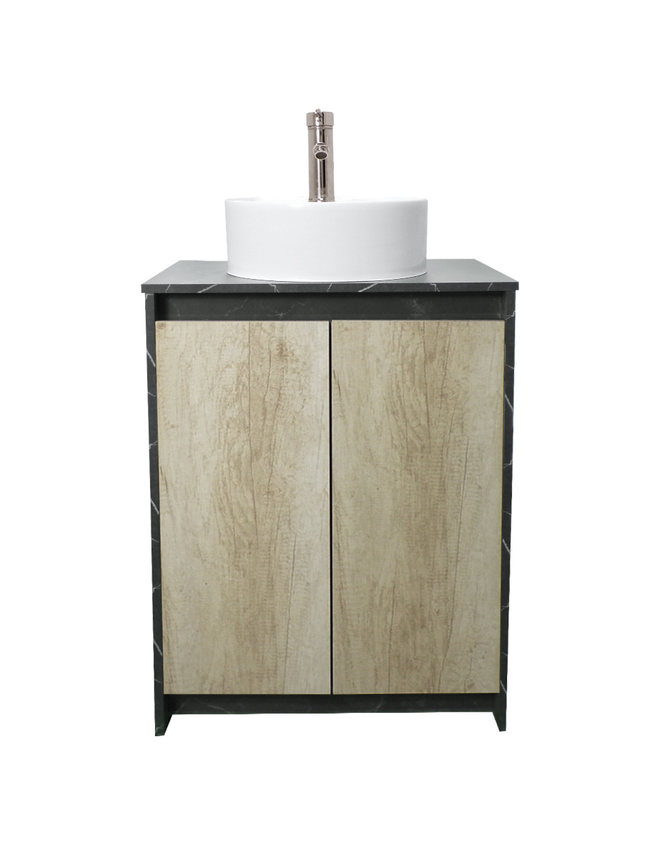 Foto 2 pulgar | Gabinete Para Baño Con Lavabo Y Llave Minimalista Varenna