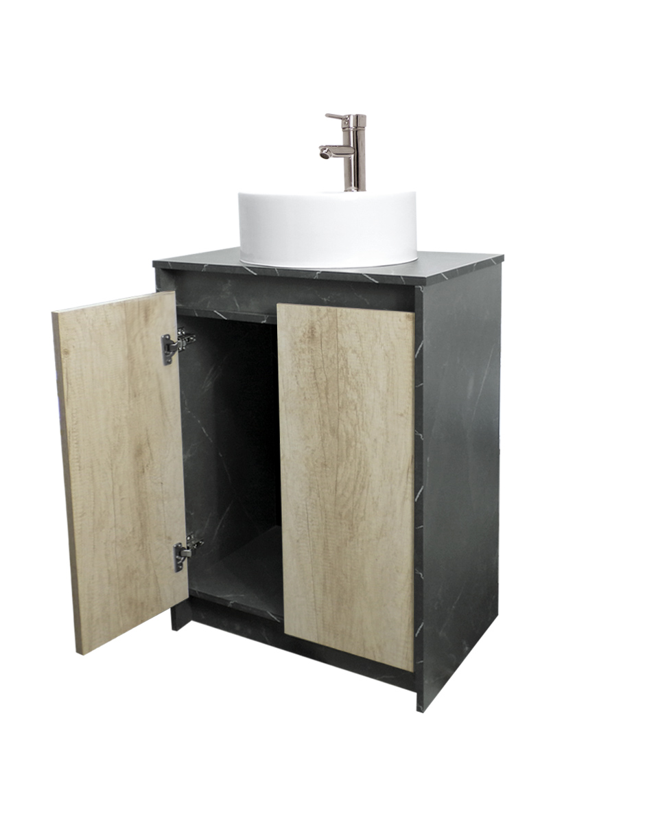 Foto 4 pulgar | Gabinete Para Baño Con Lavabo Y Llave Minimalista Varenna
