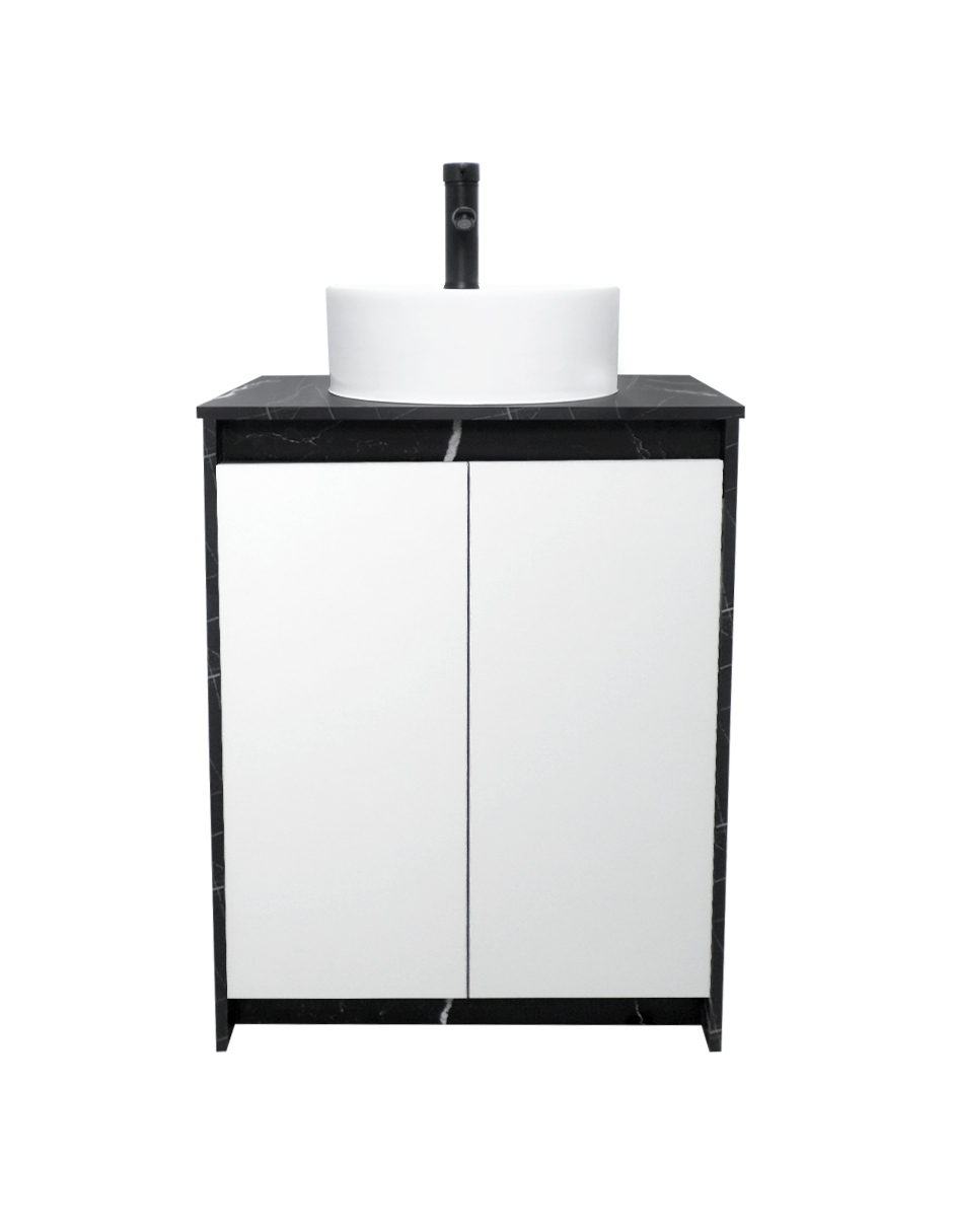 Gabinete Para Baño Con Lavabo Y Llave Minimalista Varenna