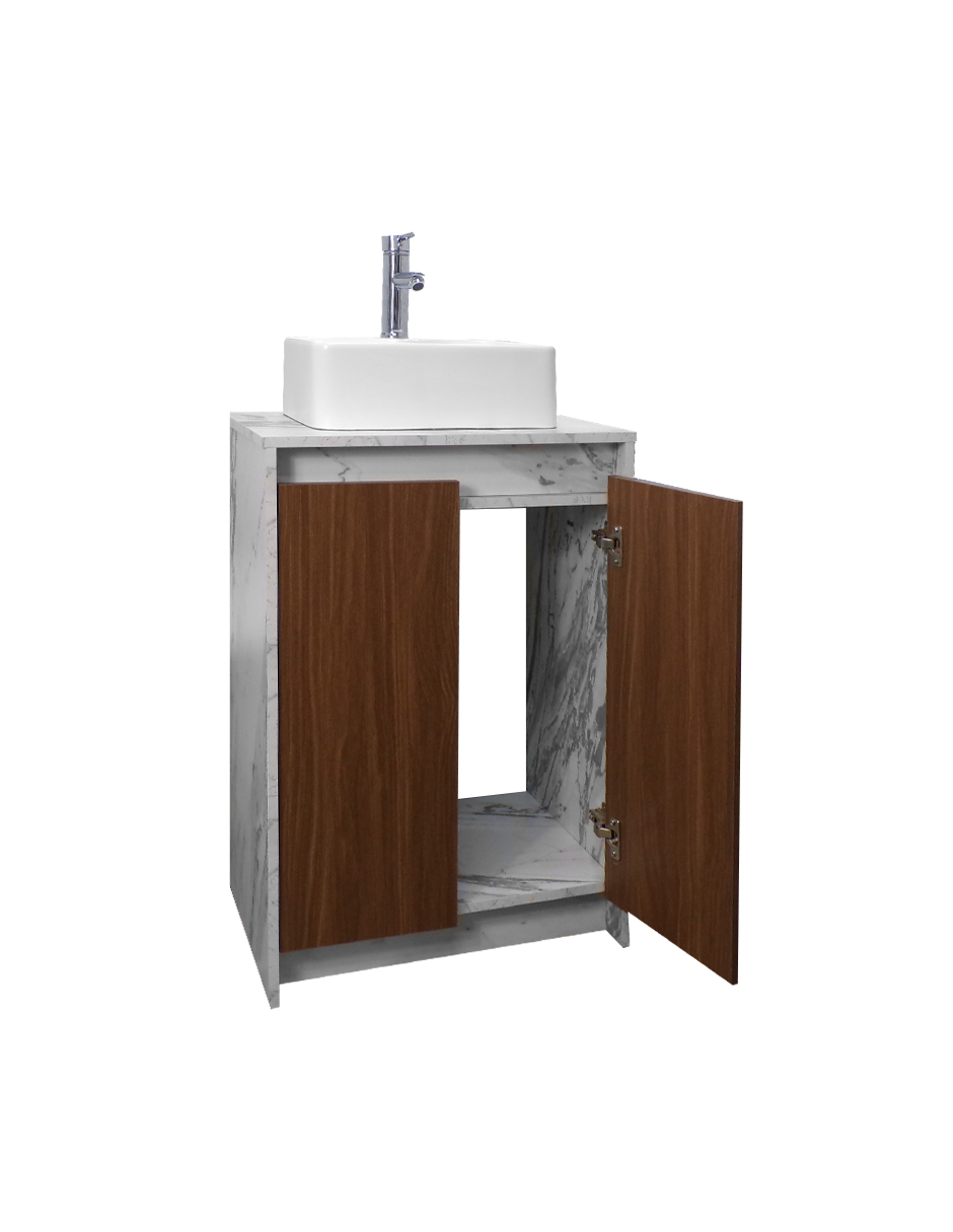 Foto 5 pulgar | Gabinete Para Baño Con Lavabo Y Llave Minimalista Decomobil Varenna