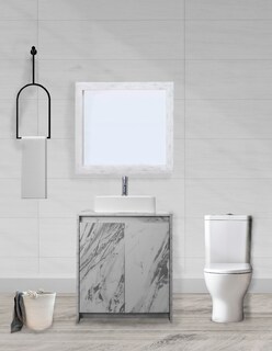 Foto 2 | Gabinete De Baño Con Lavabo Y Espejo Decorativo Decomobil Varenna