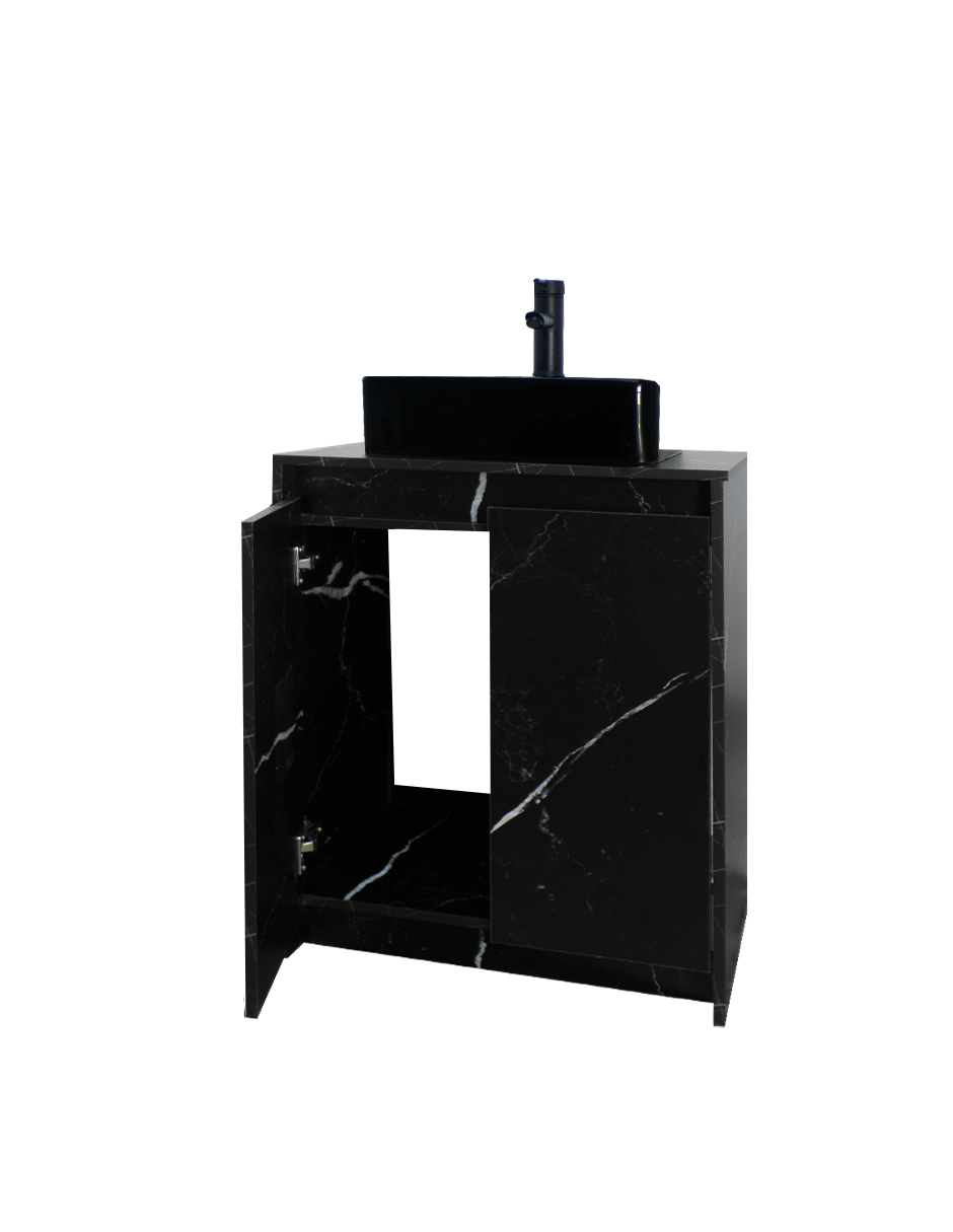 Foto 4 pulgar | Gabinete Para Baño Con Lavabo Y Llave Minimalista Decomobil Varenna