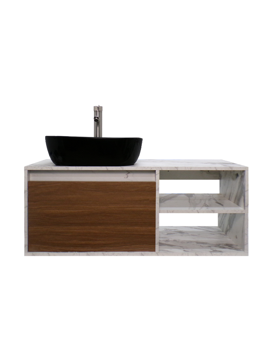 Foto 4 pulgar | Gabinete de Baño con Lavabo y Espejo Decorativo Minimalista Marbella