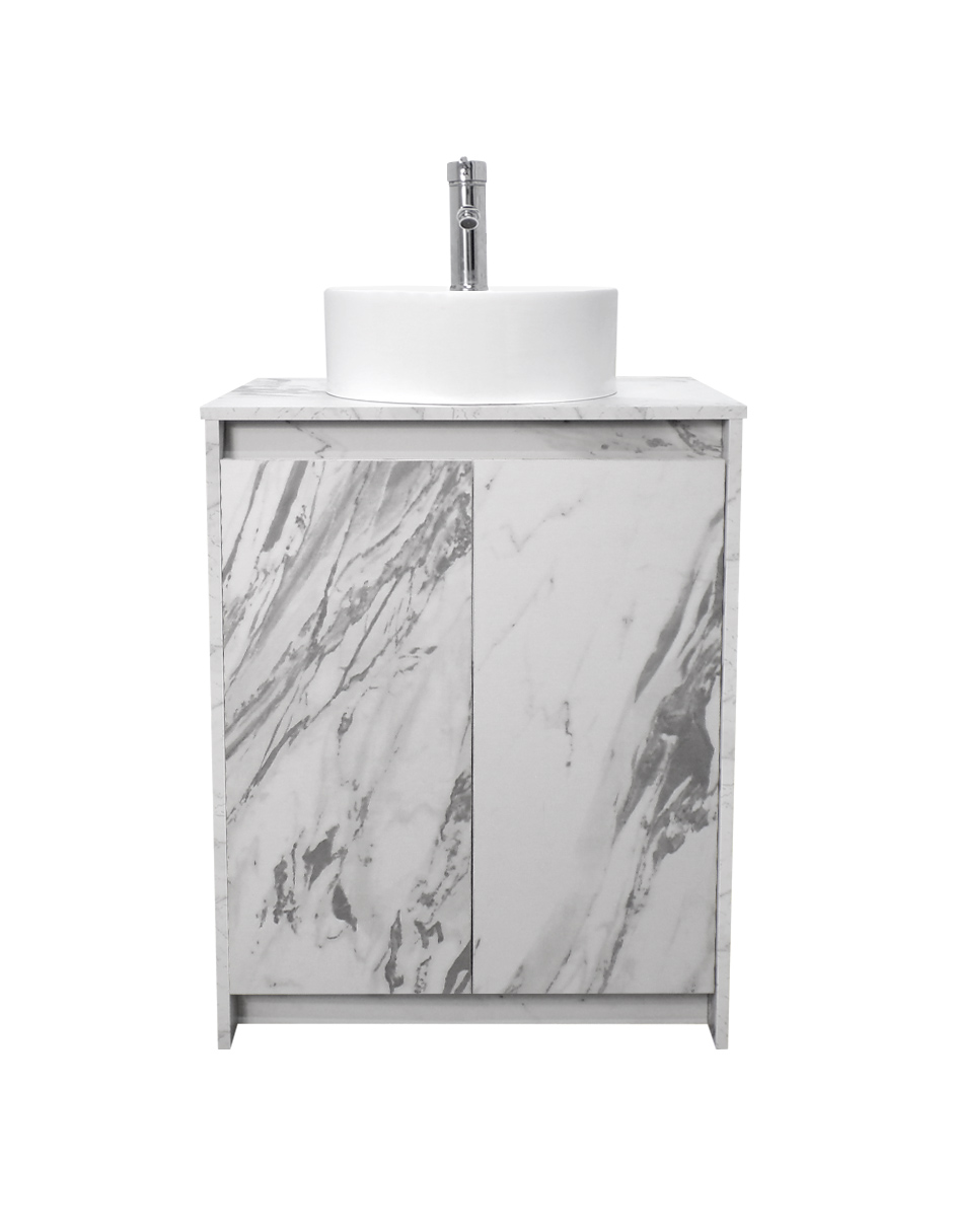 Gabinete Para Baño Con Lavabo Y Llave Minimalista Varenna