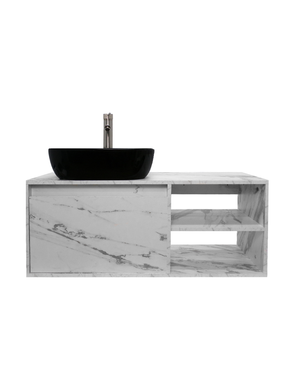 Foto 3 | Gabinete de Baño con Lavabo y Espejo Decorativo Minimalista Marbella