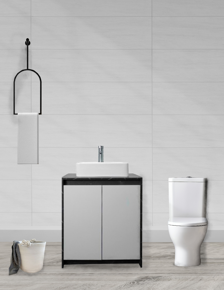 Foto 2 | Gabinete Para Baño Con Lavabo Y Llave Minimalista Decomobil Varenna