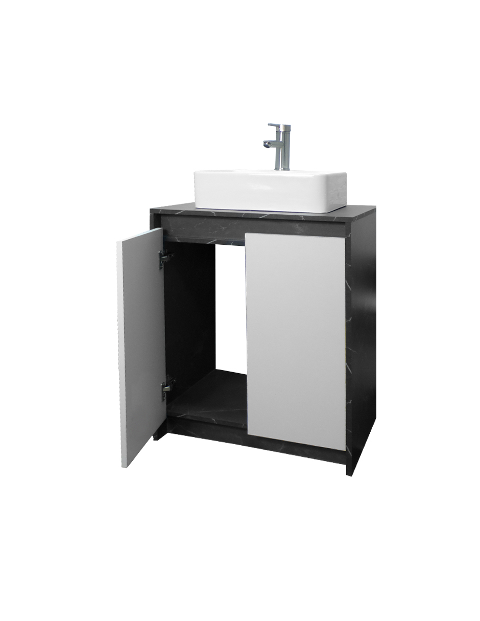 Foto 4 pulgar | Gabinete Para Baño Con Lavabo Y Llave Minimalista Decomobil Varenna