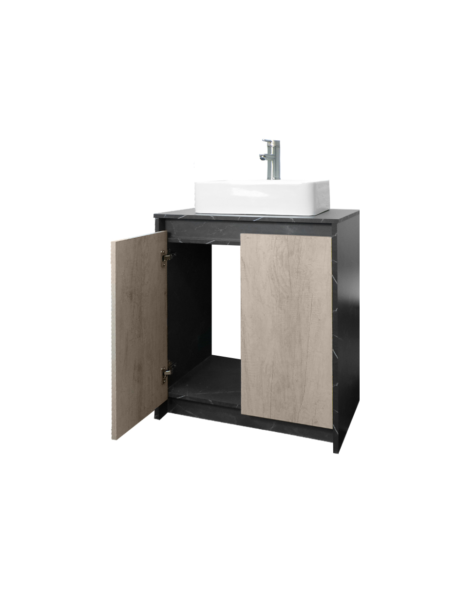 Foto 4 pulgar | Gabinete Para Baño Con Lavabo Y Llave Minimalista Decomobil Varenna