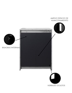 Foto 3 | Gabinete De Baño Sin Lavamanos Y Llave Minimalista Varenna