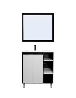 Foto 1 | Gabinete Para Baño Con Lavabo Freya Y Espejo Decorativo