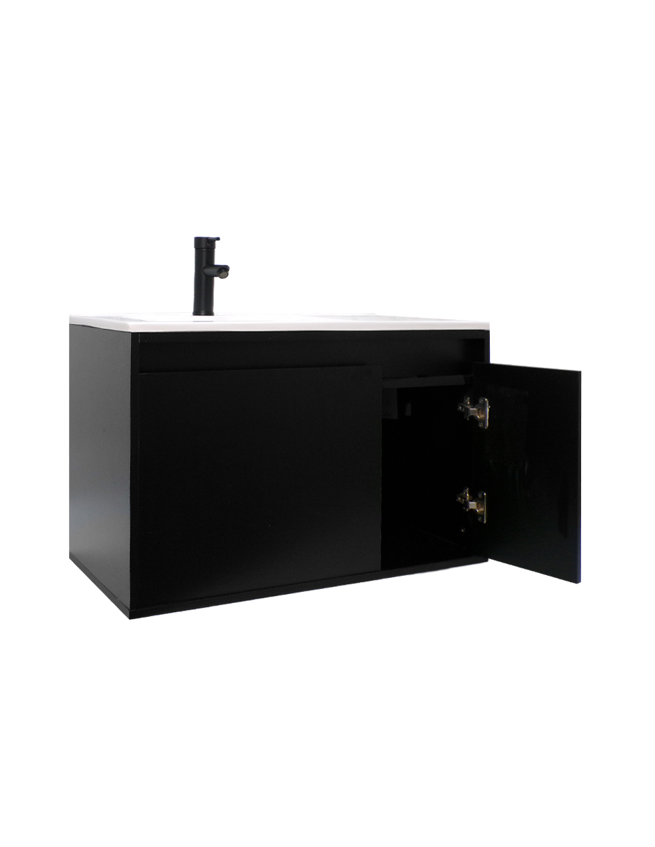 Foto 5 pulgar | Gabinete Para Baño Con Lavabo Stannis Flotante Minimalista