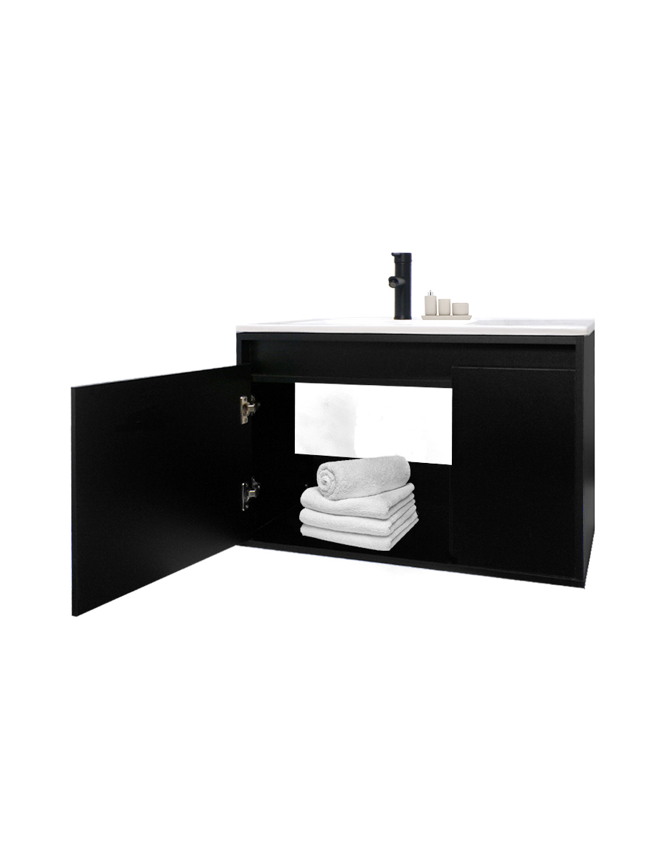 Foto 5 | Gabinete Para Baño Con Lavabo Stannis Flotante Minimalista