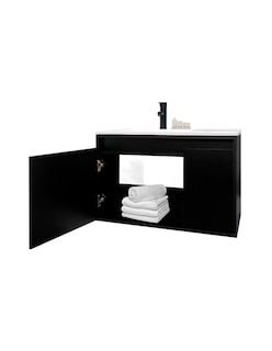 Foto 5 | Gabinete Para Baño Con Lavabo Stannis Flotante Minimalista
