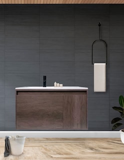 Foto 2 | Gabinete Para Baño Con Lavabo Stannis Flotante Minimalista