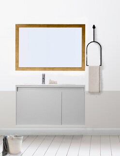 Foto 2 | Gabinete De Baño Con Espejo Decorativo Minimalista Stannis