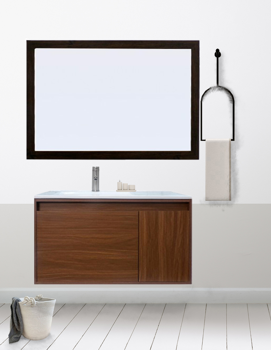 Foto 2 | Gabinete De Baño Con Espejo Decorativo Minimalista Stannis