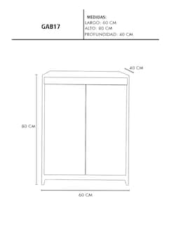 Foto 4 | Gabinete De Baño Sin Lavamanos Y Llave Minimalista Varenna