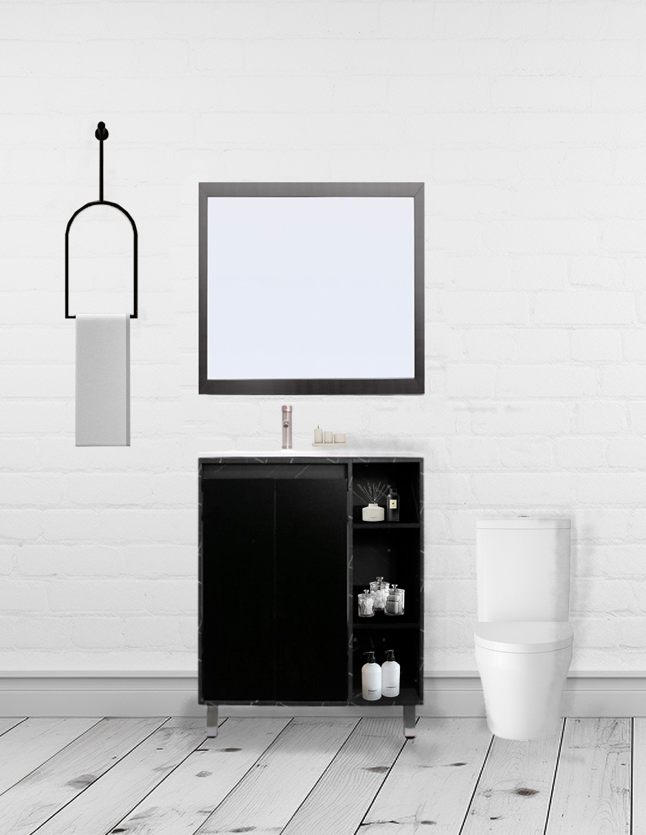 Foto 2 | Gabinete Para Baño Con Lavabo Freya Y Espejo Decorativo