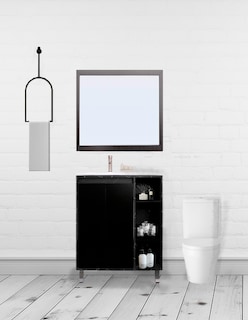 Foto 2 | Gabinete Para Baño Con Lavabo Freya Y Espejo Decorativo
