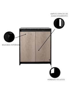 Foto 3 | Gabinete De Baño Sin Lavamanos Y Llave Minimalista Varenna